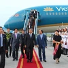 Hình ảnh Phó Thủ tướng Trung Quốc đến Hà Nội dự WEF ASEAN 2018