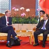 Thủ tướng Nguyễn Xuân Phúc tiếp Tổng Giám đốc Tập đoàn Carlsberg. (Ảnh: Thống Nhất/TTXVN)