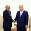 Thủ tướng Nguyễn Xuân Phúc tiếp ông Tofail Ahmed, Bộ trưởng Thương mại Bangladesh. (Ảnh: Thống Nhất/TTXVN)