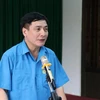 Chủ tịch Tổng Liên đoàn Lao động Việt Nam Bùi Văn Cường. (Ảnh: Nam Thái/TTXVN)