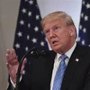 Tổng thống Mỹ Donald Trump phát biểu tại cuộc họp báo ở New York. Ảnh: (Nguồn: AFP/TTXVN)