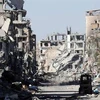 Cảnh đổ nát do xung đột ở Raqqa, Syria. (Ảnh: IRNA/TTXVN)