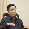 Ông Nguyễn Hồng Quân - Nguyên Bộ trưởng Bộ Xây dựng. (Ảnh: Thu Hằng/Vietnam+)