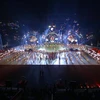 Sân vận động quốc gia Mỹ Đình trong đêm khai mạc Đại hội Thể thao toàn quốc lần thứ VIII - năm 2018. (Ảnh: Minh Quyết/TTXVN)