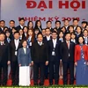 Thủ tướng Nguyễn Xuân Phúc và các đại biểu tại Đại hội. (Ảnh: Thống Nhất/TTXVN)