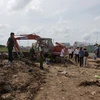 Cần Thơ: Nổ lớn tại công trình kè hồ Búng Xáng, hai người bị thương