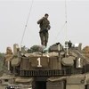 Binh sỹ Israel tham gia một cuộc tập trận tại khu vực cao nguyên Golan ngày 7/5. (Nguồn: AFP/TTXVN)