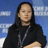 Giám đốc Tài chính Tập đoàn viễn thông Trung Quốc Huawei Mạnh Vãn Chu. (Ảnh: EPA/ TTXVN)