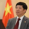 Nguyên Đại sứ Việt Nam tại Nhật Bản Nguyễn Quốc Cường. (Ảnh: Nguyễn Tuyến/TTXVN)