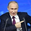 Tổng thống Nga Vladimir Putin trong cuộc họp báo thường niên tại Moskva ngày 20/12/2018. (Ảnh: AFP/ TTXVN)