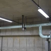 Đường ống dẫn nước trong khu vực hầm kiểm soát của hệ thống cung cấp và lưu trữ nước công suất lớn tại Kobe. (Ảnh: Tuyến Nguyễn/Vietnam+)