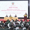 Phó Thủ tướng Thường trực Trương Hòa Bình phát biểu chỉ đạo hội nghị. (Ảnh: Lâm Khánh/TTXVN)