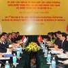 Kỳ họp lần thứ ba Ủy ban Hợp tác song phương cấp Bộ trưởng Ngoại giao giữa Việt Nam và Indonesia. (Ảnh: Nguyễn Khang/TTXVN)