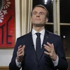 Tổng thống Pháp Emmanuel Macron phát biểu tại Paris, Pháp, ngày 31/12/2018. (Ảnh: AFP/TTXVN)