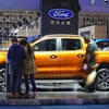 Mẫu ôtô của hãng Ford được giới thiệu tại Triển lãm nhập khẩu quốc tế Trung Quốc ở Thượng Hải ngày 7/11/2018. (Ảnh: THX/ TTXVN)