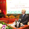 Tổng Bí thư, Chủ tịch nước Nguyễn Phú Trọng phát biểu chỉ đạo hội nghị. (Ảnh: Trí Dũng/TTXVN)