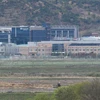 Khu công nghiệp chung Kaesong ở thị trấn biên giới Kaesong của Triều Tiên. (Ảnh: AFP/ TTXVN)
