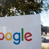 Biểu tượng Google tại Menlo Park, California, Mỹ. (Ảnh: AFP/TTXVN)