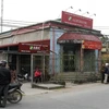Phòng giao dịch của Chi nhánh Ngân hàng Nông nghiệp và Phát triển nông thôn (Agribank) huyện Vũ Thư đặt tại xã Vũ Tiến. (Ảnh: Thế Duyệt/TTXVN)