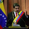 Tổng thống Venezuela Nicolas Maduro phát biểu trong lễ nhậm chức tại Caracas ngày 10/1/2019. (Ảnh: THX/TTXVN)