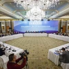 Toàn cảnh hội nghị về giải trừ và chống phổ biến vũ khí hạt nhân của 5 nước ủy viên thường trực HĐBA LHQ ở Bắc Kinh, Trung Quốc, ngày 30/1/2019. (Ảnh: AFP/ TTXVN)