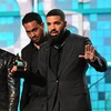 Rapper da màu Drake giành chiến thắng cuối cùng trong hạng mục "Ca khúc Rap xuất sắc" với "God's Plan". (Ảnh: AFP/ TTXVN)
