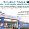 Toàn cảnh Trung tâm báo chí quốc tế phục vụ hội nghị Mỹ-Triều lần 2