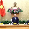 Thủ tướng Chính phủ Nguyễn Xuân Phúc chủ trì phiên họp Hội đồng thi đua - khen thưởng Trung ương. (Ảnh: Thống Nhất/TTXVN)