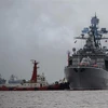 Tàu chống ngầm Đô đốc Tributs của Hải quân Nga. (Nguồn: AFP/TTXVN)