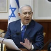 Thủ tướng Israel Benjamin Netanyahu trong cuộc họp nội các tại Jerusalem ngày 16/12/2018. (Ảnh: AFP/ TTXVN)