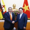 Phó Thủ tướng, Bộ trưởng Bộ Ngoại giao Phạm Bình Minh tiếp Ngài Dato Erywan Pehin Yusof, Bộ trưởng thứ hai Bộ Ngoại giao và Thương mại Vương quốc Brunei. (Ảnh: Lâm Khánh/ TTXVN)