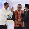 Tổng thống đương nhiệm Joko Widodo và ứng viên Prabowo Subianto. (Nguồn: tempo.co)