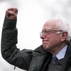 Thượng nghị sỹ Bernie Sanders trong chiến dịch vận động tranh cử ở New York, Mỹ ngày 2/3. (Ảnh: AFP/TTXVN)