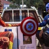Các siêu anh hùng Avengers bảo vệ cuộc bầu cử ở Indonesia