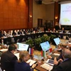 Cuộc họp Ban điều hành Hội nghị Ban Chấp hành Tổ chức các hãng thông tấn châu Á-Thái Bình Dương (OANA) lần thứ 44. (Ảnh: Thành Đạt/TTXVN)