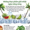 [Infographics] Những thực phẩm giải nhiệt ngày nắng nóng