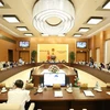 Phiên họp thứ 33 của Ủy ban Thường vụ Quốc hội. (Ảnh: Dương Giang/TTXVN)