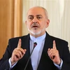 Ngoại trưởng Iran Mohammad Javad Zarif trong cuộc họp báo tại Tehran ngày 13/2/2019. (Ảnh: AFP/ TTXVN)