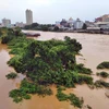 Trận mưa lớn đêm 25, rạng sáng ngày 26/5 đã khiến nước lũ trên sông Ka Long dâng cao. 