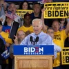 Cựu Phó Tổng thống Mỹ Joe Biden phát biểu trong chiến dịch vận động tranh cử tại Pittsburgh, bang Pennsylvania, Mỹ ngày 29/4. (Ảnh: AFP/TTXVN)