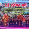 Trao quyết định công bố thành lập 5 phường và thành phố Long Khánh thuộc tỉnh Đồng Nai. (Ảnh: Lê Xuân/TTXVN)