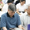 Bị cáo Nguyễn Ngọc Sự, sinh năm 1957, nguyên Chủ tịch Hội đồng thành viên Vinashin. (Ảnh: Văn Điệp/TTXVN)