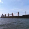 Tàu Wise Honest của Triều Tiên được cho là sử dụng để vận chuyển than. (Ảnh: Yonhap/TTXVN)