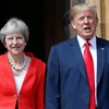 Tổng thống Mỹ Donald Trump và Thủ tướng Anh Theresa May. (Nguồn: AP)