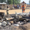 Hiện trường một vụ tấn công tại Dalori, Nigeria. (Ảnh: AFP/ TTXVN)