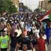 Người biểu tình tập trung tại Khartoum, Sudan, ngày 30/6/2019. (Ảnh: AFP/ TTXVN)
