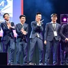 Đoàn học sinh Việt Nam tham dự kỳ thi đội tuyển Olympic Toán quốc tế lần thứ 60 - IMO 2019. (Ảnh: TTXVN phát)