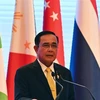 Thủ tướng Thái Lan Prayut Chan-O-Cha phát biểu tại cuộc họp báo bế mạc Hội nghị cấp cao ASEAN lần thứ 34 ở Bangkok, Thái Lan, ngày 23/6/2019. (Ảnh: AFP/TTXVN)