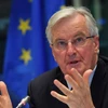Trưởng đoàn đàm phán của EU về Brexit, ông Michel Barnier phát biểu tại một hội nghị ở Brussels, Bỉ ngày 2/4/2019. (Ảnh: AFP/TTXVN)