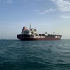Tàu chở dầu mang cờ Anh Stena Impero ở gần Eo biển Hormuz ngày 21/7/2019. (Ảnh: THX/ TTXVN)